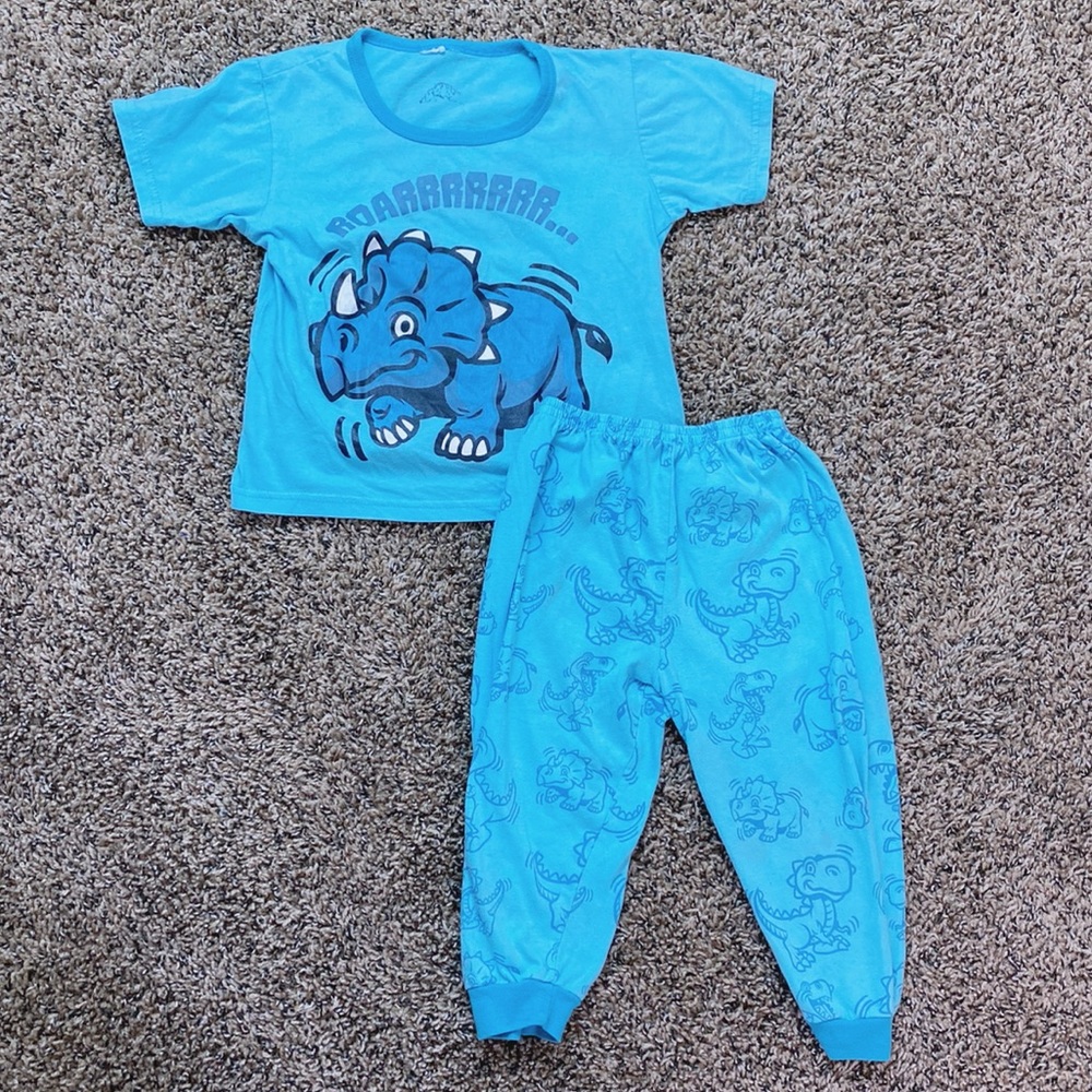 Nap Triceratops Pajama Set - 4T